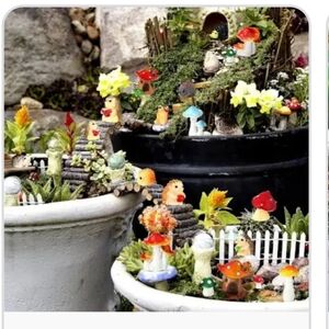 Colorful Resin Garden Miniature Set